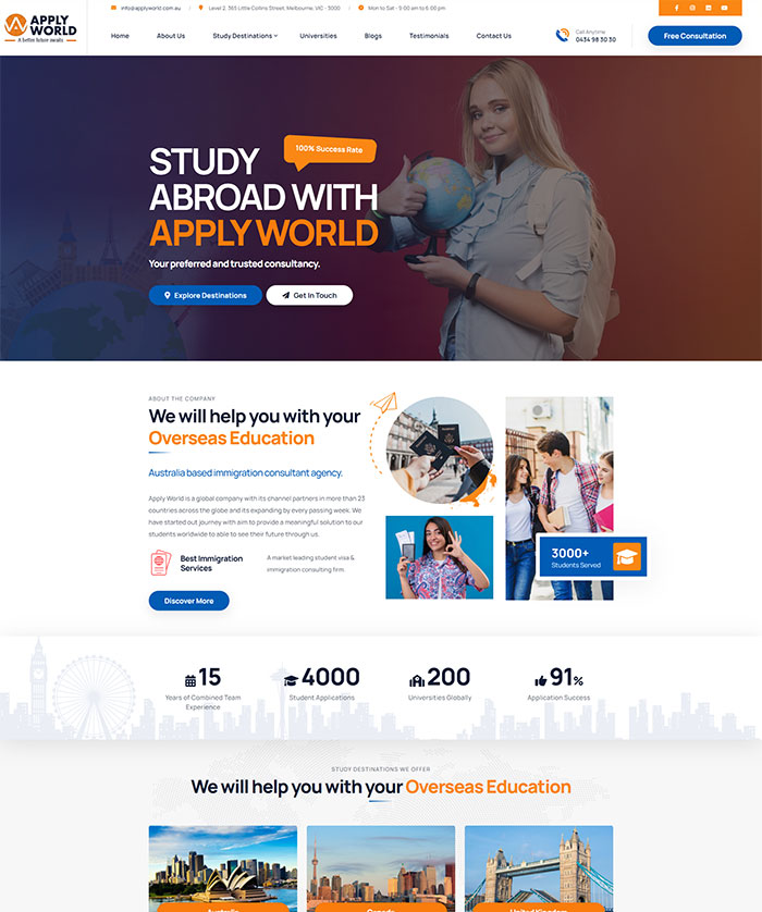 Apply World - Overseas Education Consultancy