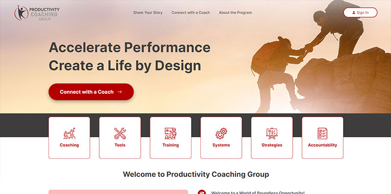 CoachingGroup Website Development