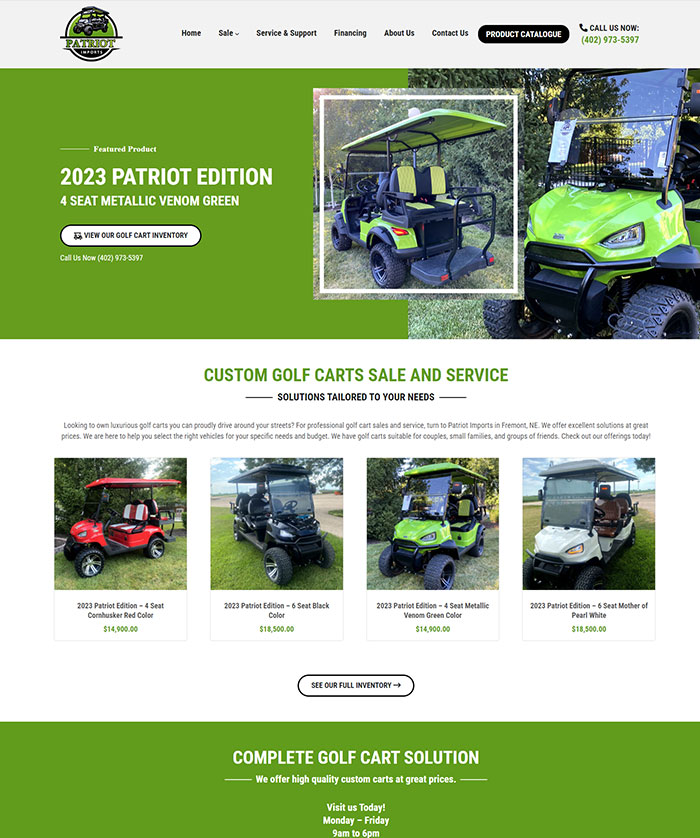 Patriot Imports - Custom Golf Cart Sales and Service